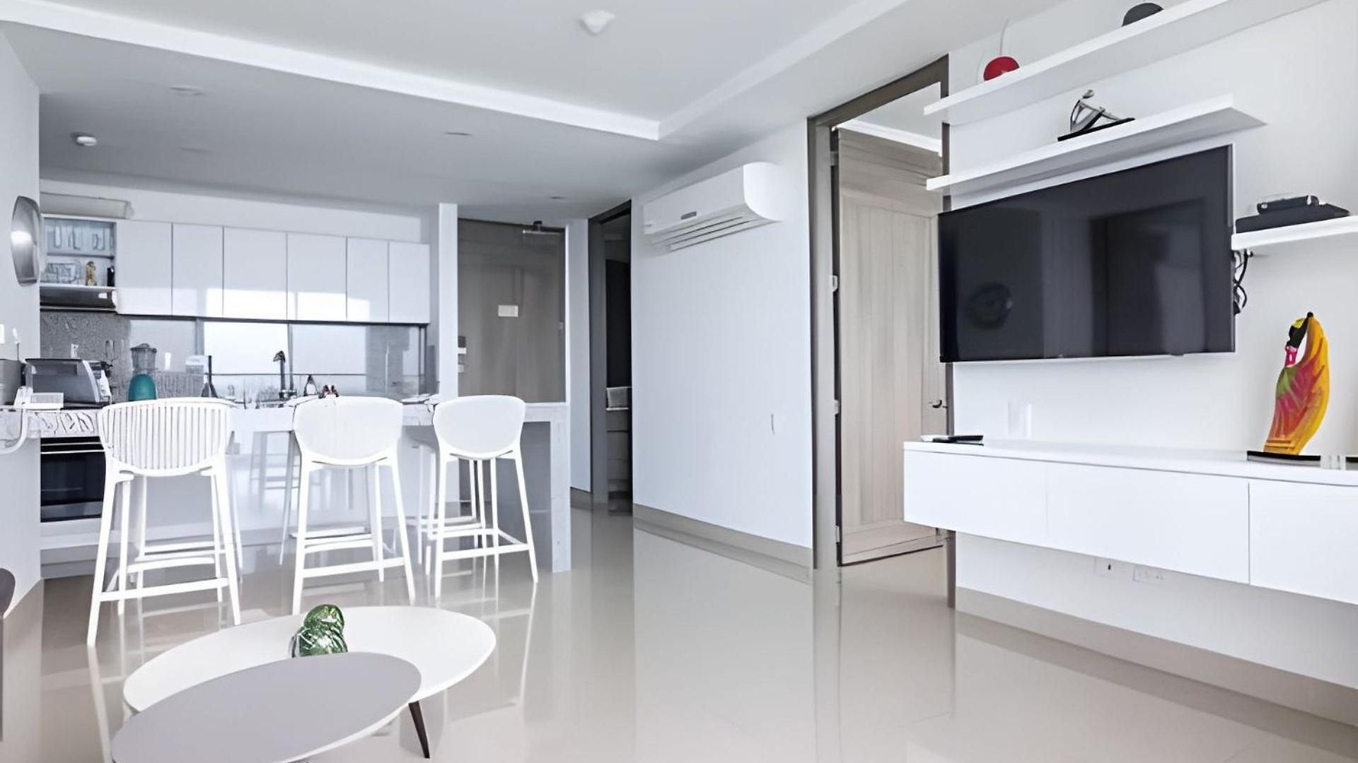 Espectacular Apto Piso 21 De 2 Hab - Morros Apartment