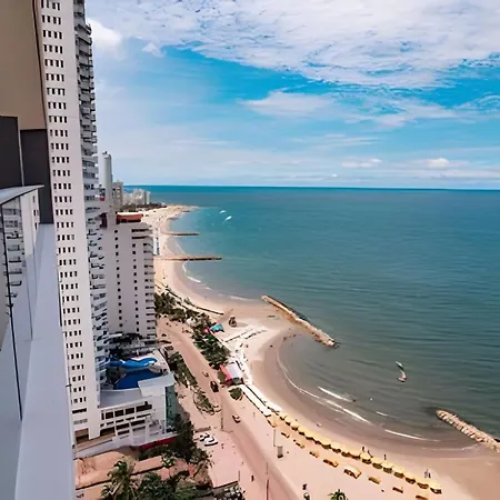 Apartment Espectacular Apto Piso 21 De 2 Hab - Morros Cartagena