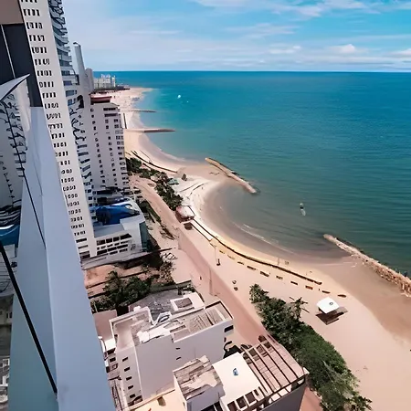Espectacular Apto Piso 21 De 2 Hab - Morros Cartagena