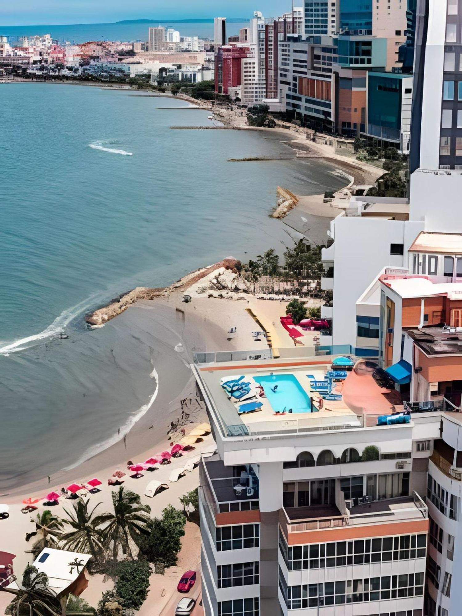 Apartamento Espectacular Apto Piso 21 De 2 Hab - Morros Cartagena