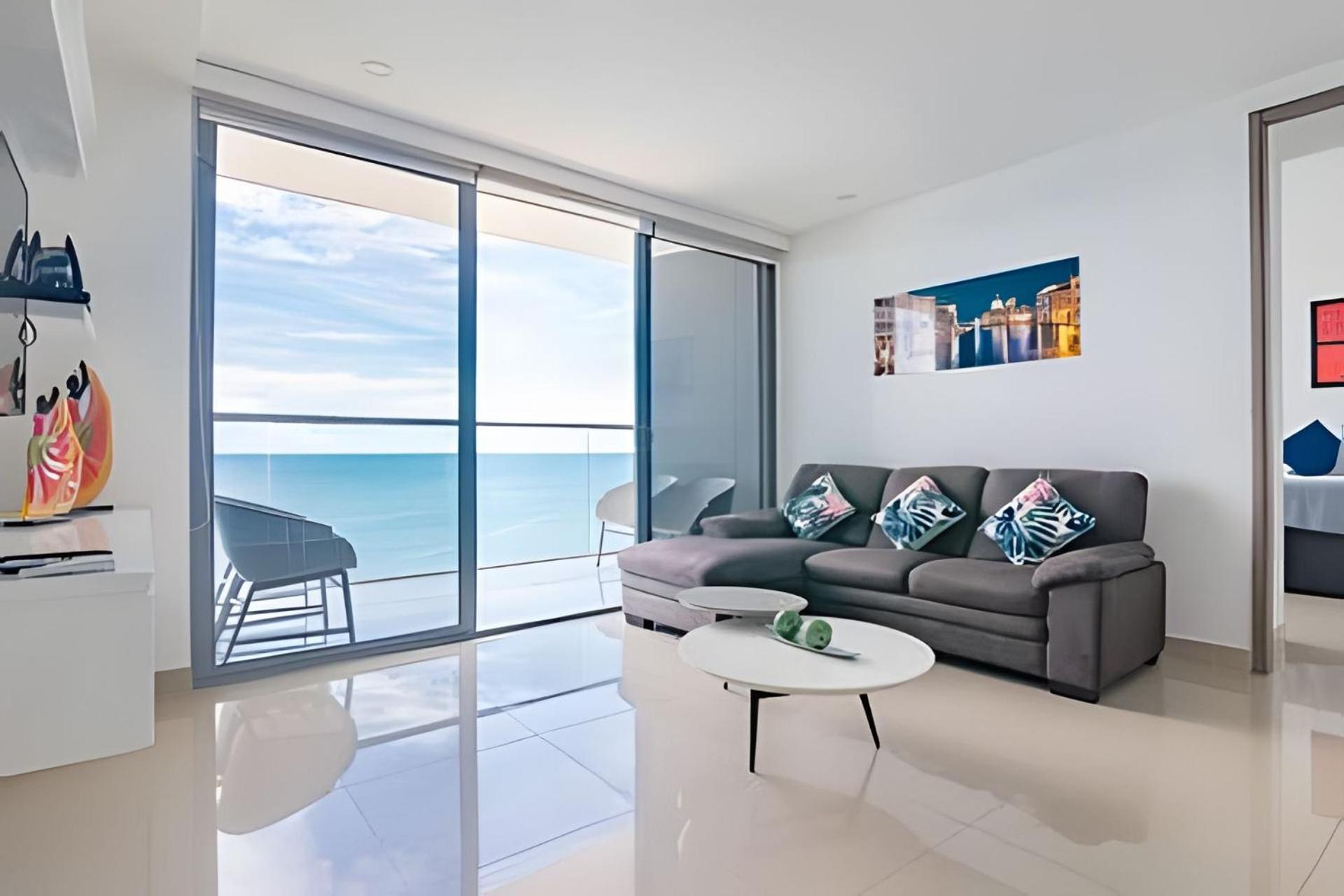 Espectacular Apto Piso 21 De 2 Hab - Morros Cartagena