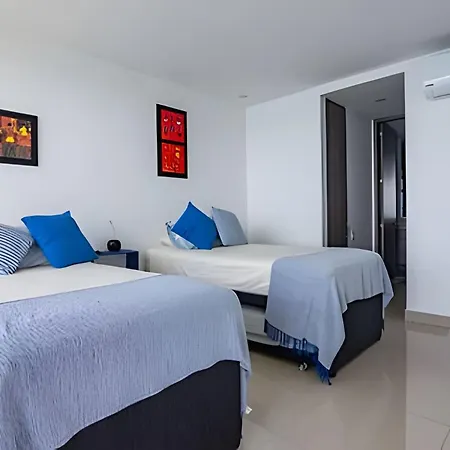Espectacular Apto Piso 21 De 2 Hab - Morros * Cartagena