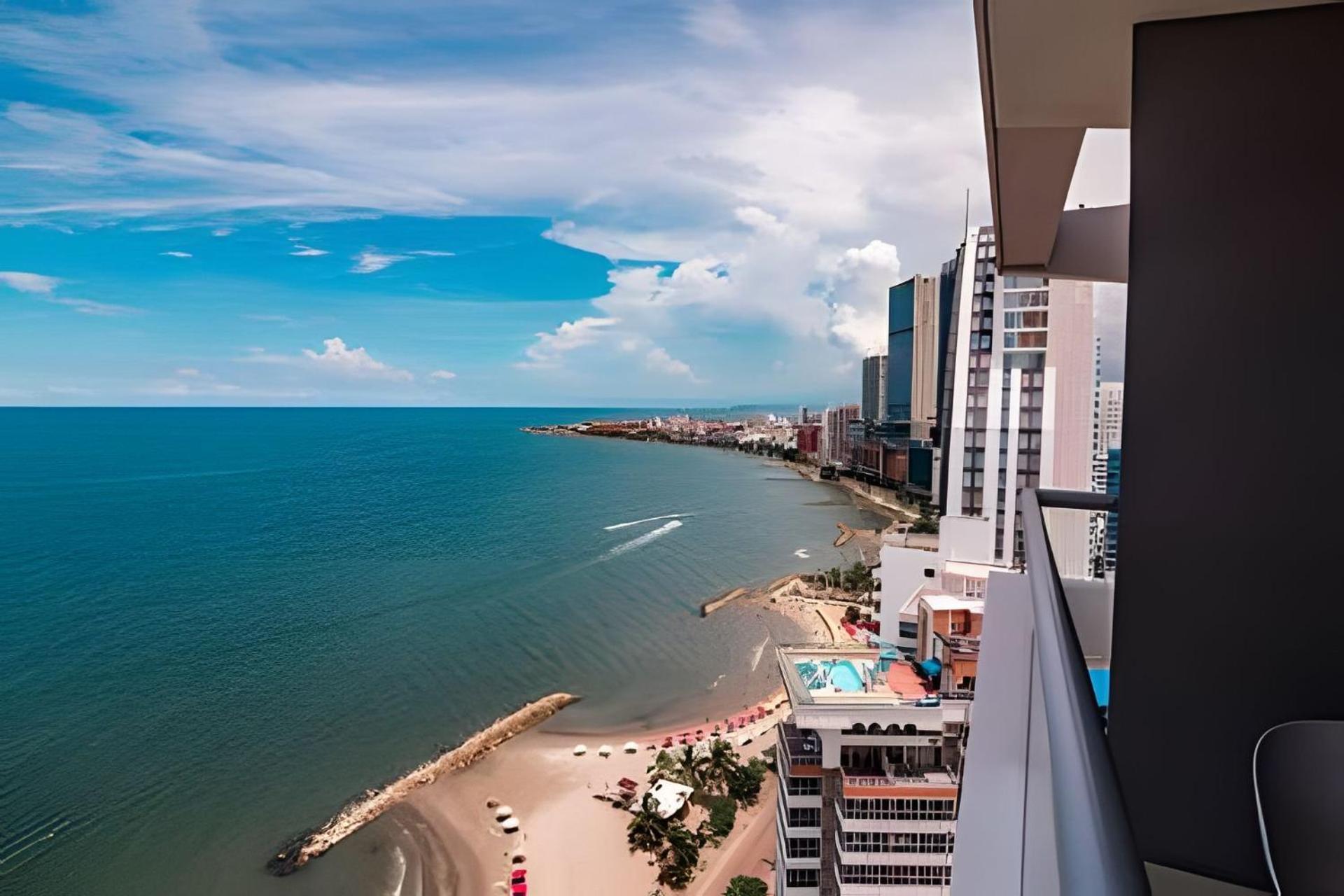 Espectacular Apto Piso 21 De 2 Hab - Morros Apartamento Cartagena
